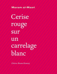 CERISE ROUGE SUR UN CARRELAGE BLANC
