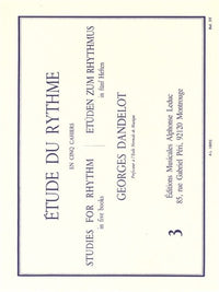 Etude du rythme volume 3