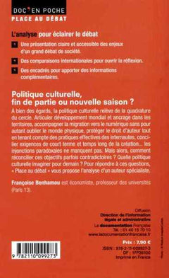Politique culturelle, fin de partie ou nouvelle saison ?