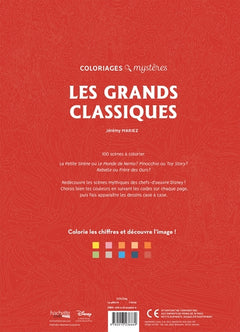 Coloriages mystères Disney - Les Grands classiques