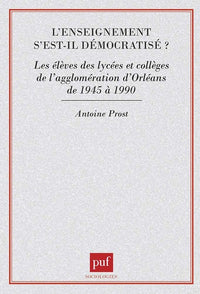 Enseignement s'est-il démocratisé?
