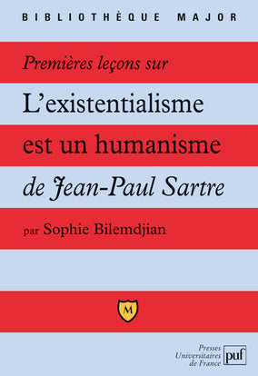 Premières leçons sur l'existentialisme est un humanisme de Jean-Paul Sartre