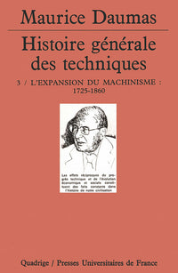 Histoire générale des techniques, tome 3 : L'Expansion du machinisme