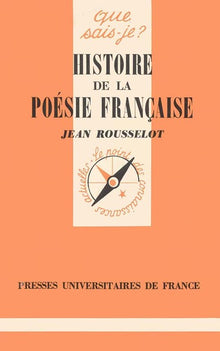 Histoire de la poésie française
