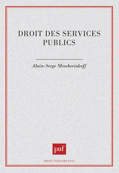 Droit des services publics