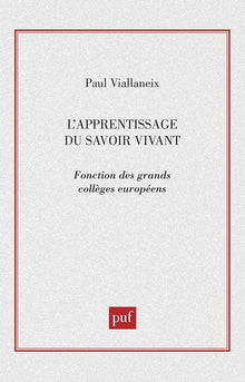 L'apprentissage du savoir vivant
