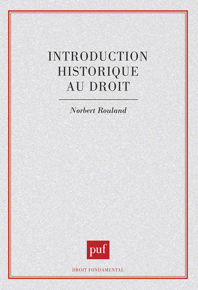 Introduction historique au droit