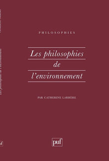 Les philosophies de l'environnement