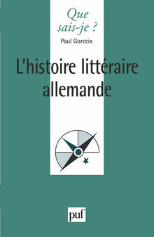 L'histoire littéraire allemande