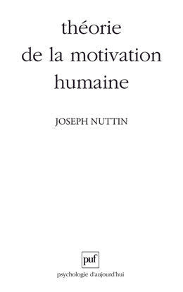 Théorie de la motivation humaine