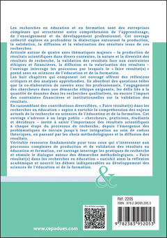 Faire résultat(s) dans les recherches en éducation: Pour quoi? Avec qui? Comment?