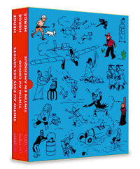 Coffret 3 volumes "Les colorisés" : Tintin en Amérique - Tintin au Congo - Tintin au pays des Soviets