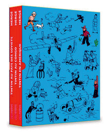Coffret 3 volumes "Les colorisés" : Tintin en Amérique - Tintin au Congo - Tintin au pays des Soviets