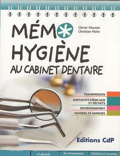 Mémo hygiène au cabinet dentaire