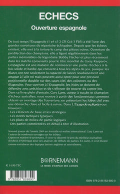 Les échecs ouverture espagnole