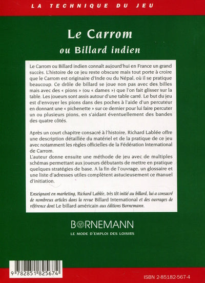 Le carrom ou billard indien
