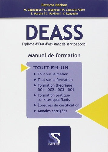 deass diplôme d'état d'assistant de service social : manuel de formation tout-en-un