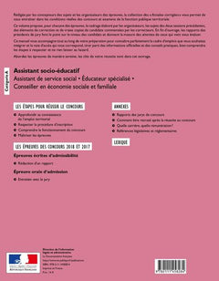 Assistant socio-éducatif 2020 - catégorie A