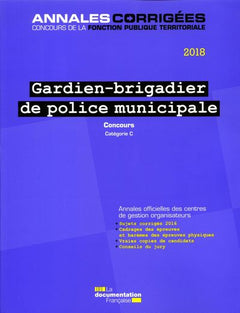 Gardien-brigadier de police municipale 2018 - Concours