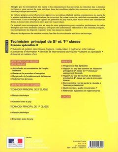 Technicien principal de 2e et 1re classe 2019 - Examens spécialités II