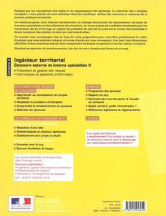 Ingénieur territorial 2019 - Concours spécialités II