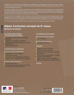 Adjoint d'animation principal de 2e classe 2019-2020 - concours et examens