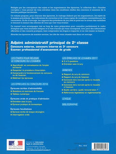 Adjoint administratif principal de 2e classe 2019 - Concours externe
