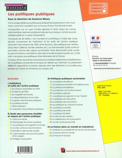 Les politiques publiques