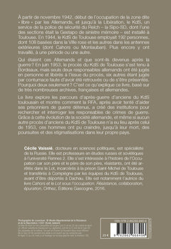 Dénazifier, le cas de la Gestapo toulousaine