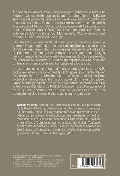 Dénazifier, le cas de la Gestapo toulousaine