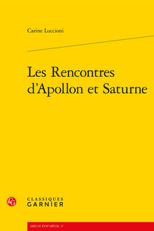 Les Rencontres d'Apollon et Saturne