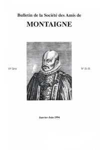 Bulletin de la Société des amis de Montaigne