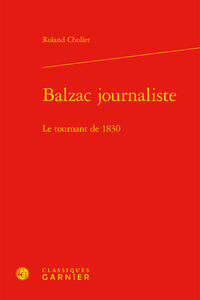 Balzac journaliste