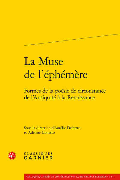 La muse de l'éphémère
