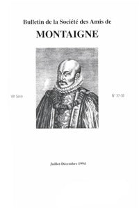 Bulletin de la Société des Amis de Montaigne