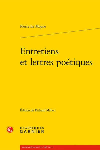 Entretiens et lettres poétiques