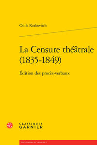 La censure théâtrale (1835-1849)