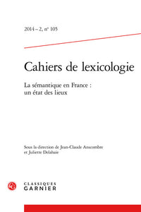 Cahiers de lexicologie
