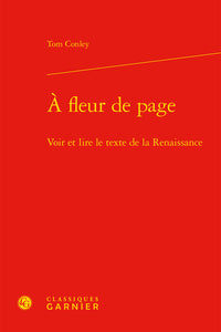 À fleur de page
