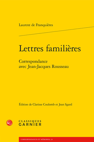 Lettres familières