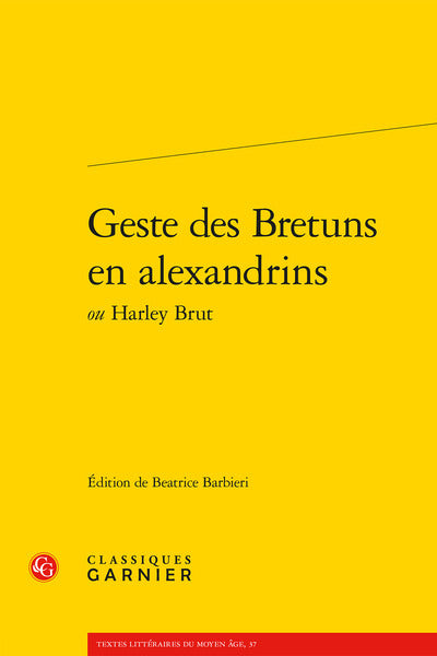 Geste des bretuns en alexandrins