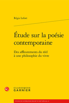 Étude sur la poésie contemporaine