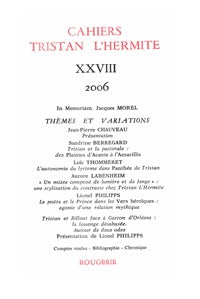 Cahiers Tristan L'Hermite