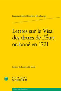 Lettres sur le visa des dettes de l'État ordonné en 1721