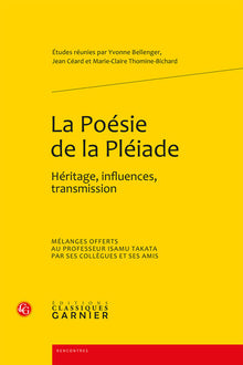 la poésie de la pléiade