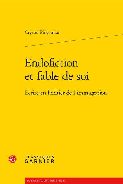 Endofiction et fable de soi