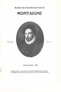 Bulletin de la Société des amis de Montaigne