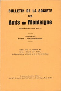 Bulletin de la Société des amis de Montaigne