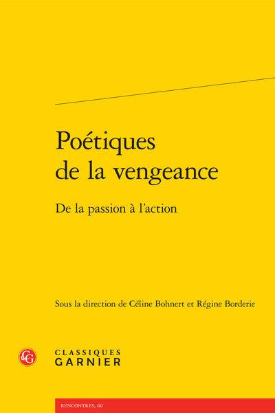 Poétiques de la vengeance