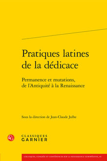 Pratiques latines de la dédicace